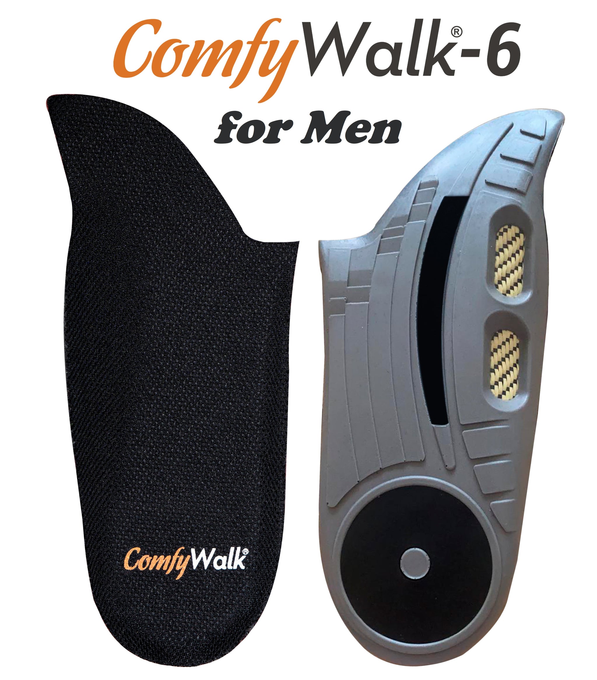 Shop Men's Insoles | ComfyWalk.com